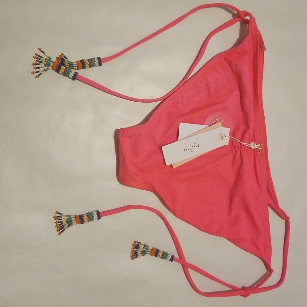 Pilyq Pink Large Bikini Bottom